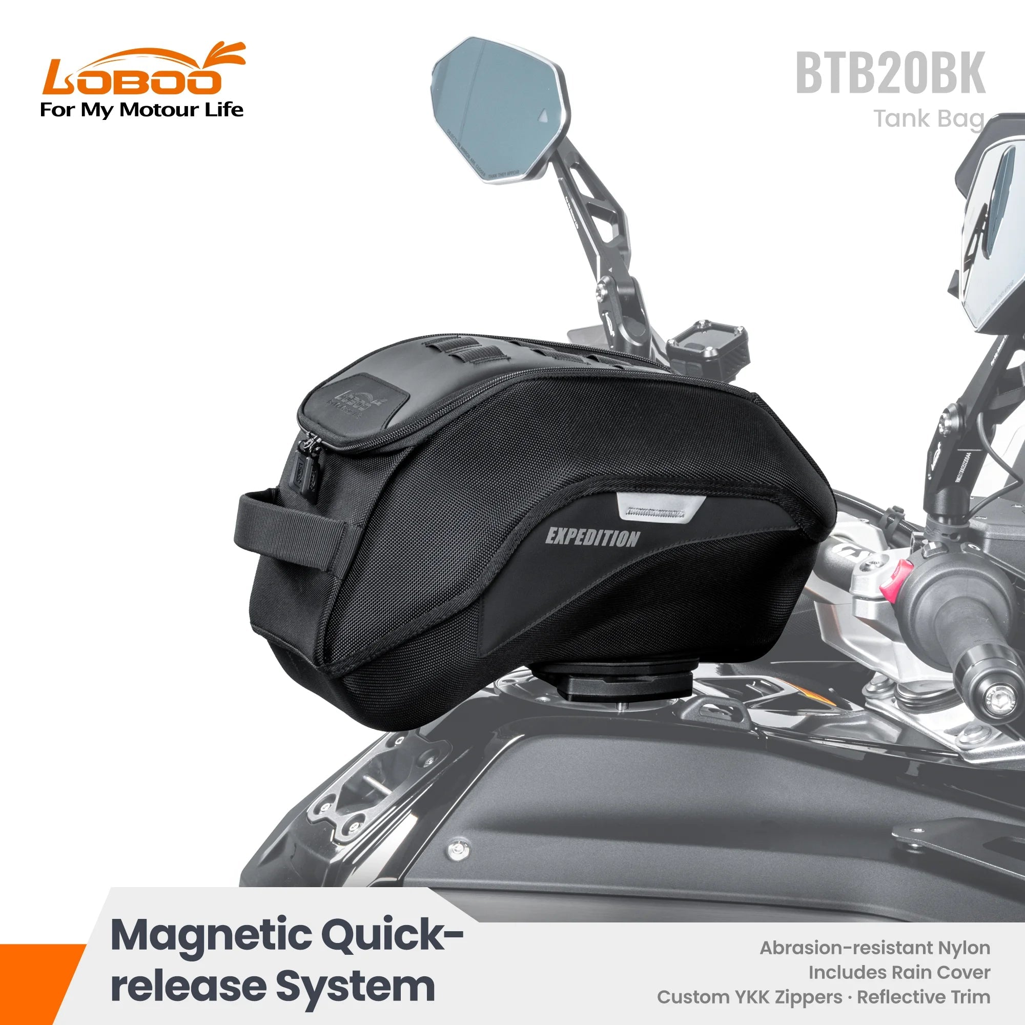 BTB20BK tank torba sa magnetnim sistemom brzog skidanja